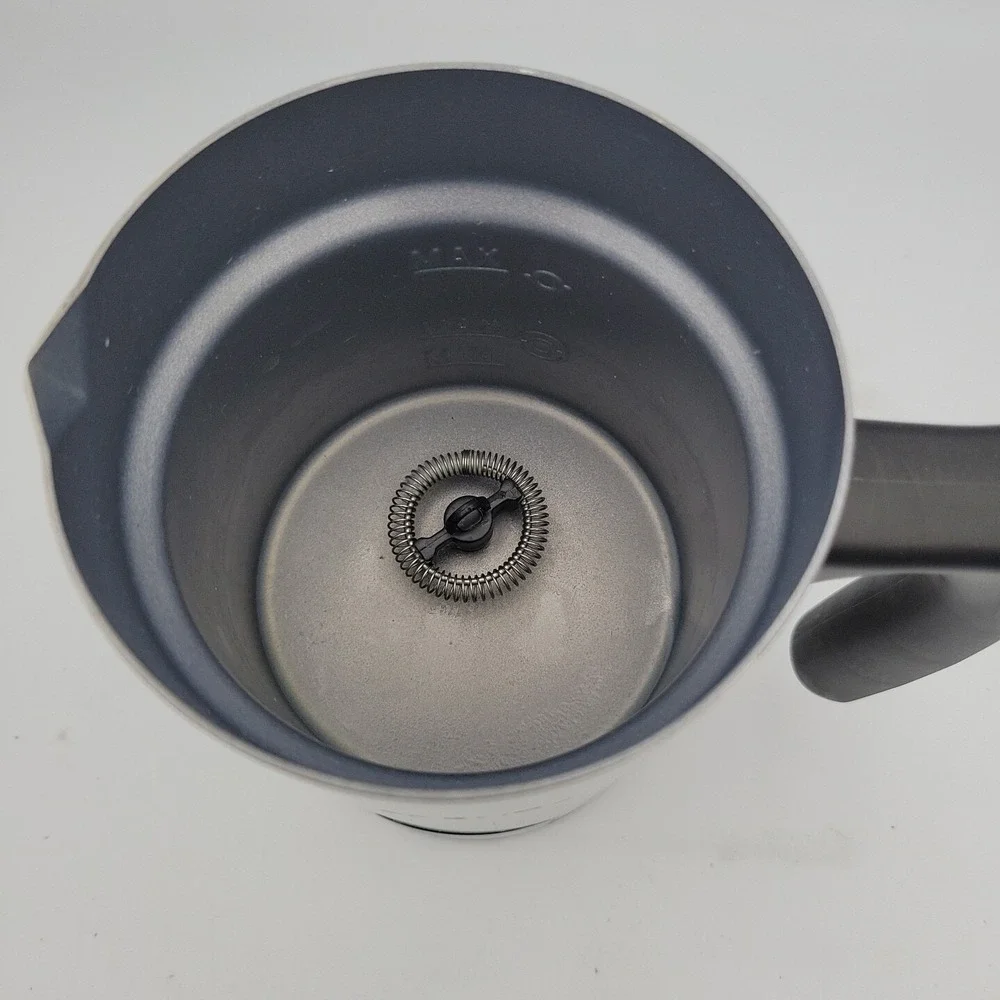 SPACEKEY Milk Frother Steamer Replacement Pitcher HQN1-300C Silver Stainless